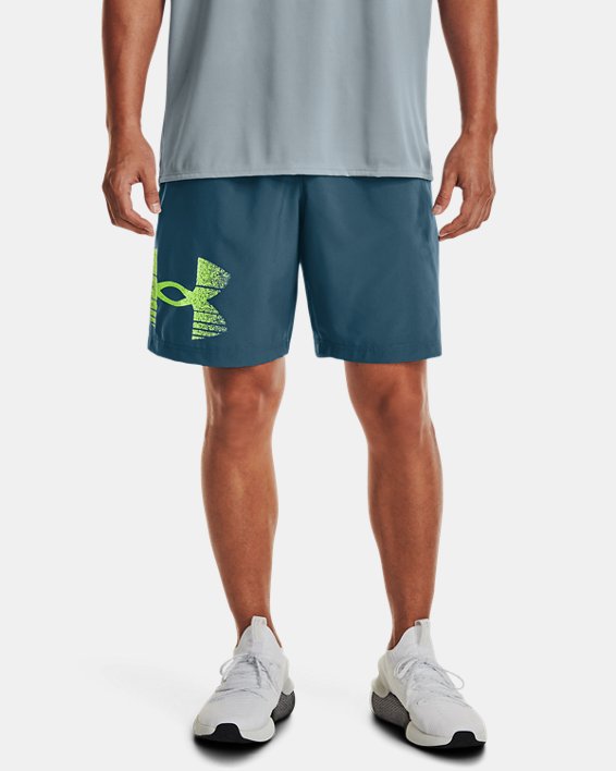 Men's UA Tech™ Woven Graphic Shorts in Blue image number 0